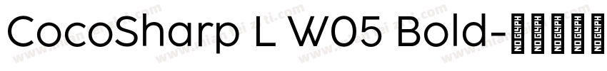 CocoSharp L W05 Bold字体转换
